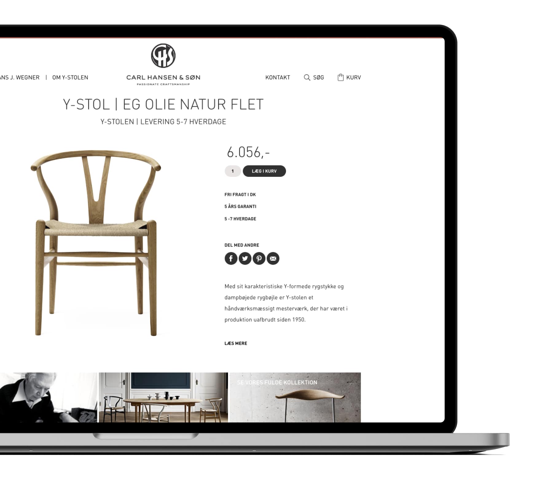 Carl Hansen ecommerce platform